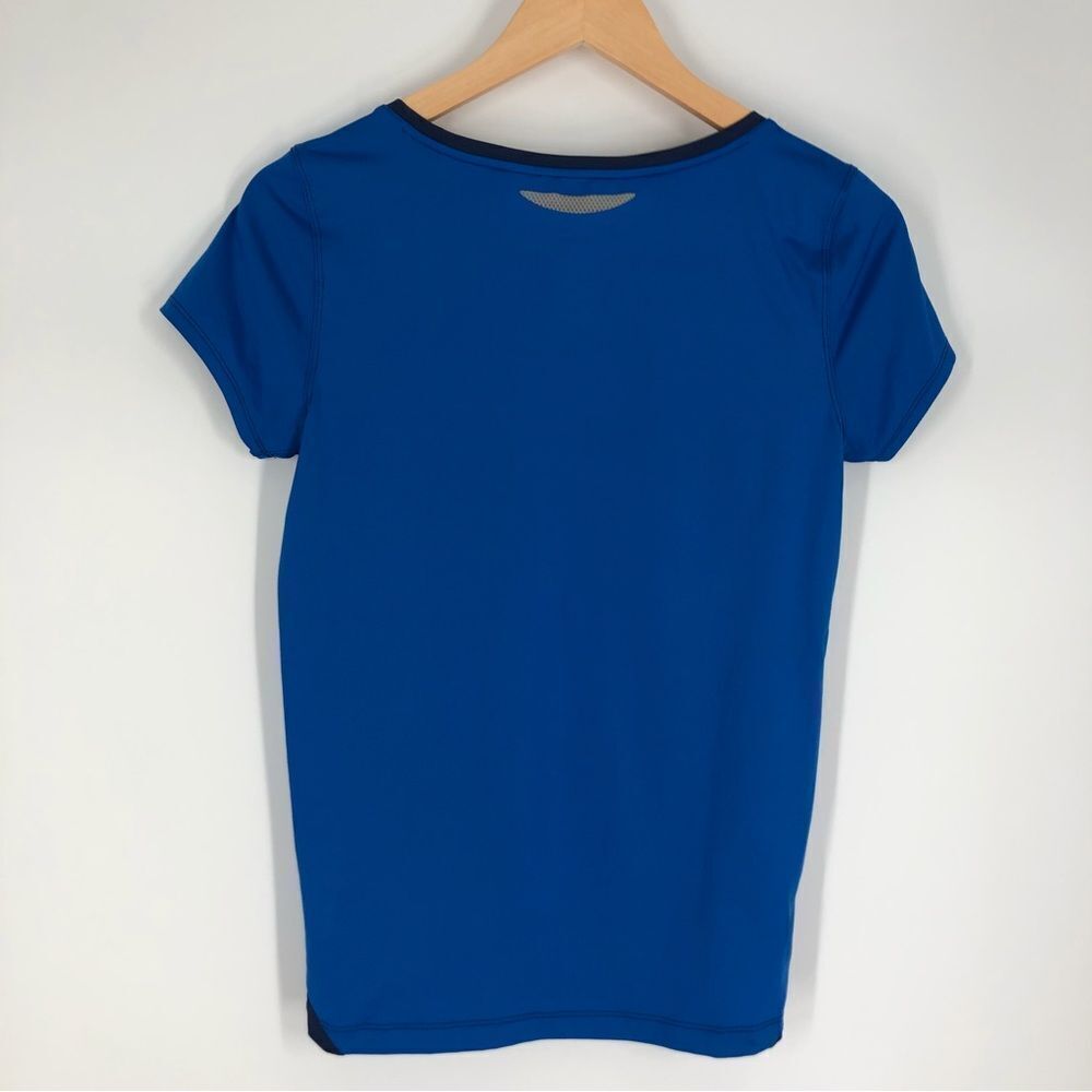 REI Womens Hiking Shirt Size‎ XS Blue Zip Pocket Fitted Gorpcore Outdoors - Picture 6 of 8